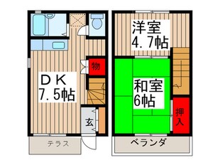 テラス和の物件間取画像